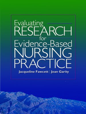 cover image of Evaluating Research for Evidence-Based Nursing Practice